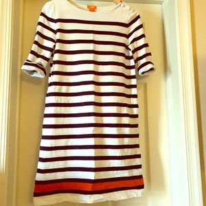White striped nautical dress